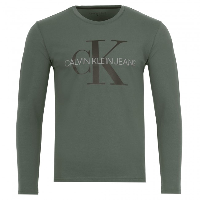 Calvin Klein Green Men s Long Sleeve T Shirt